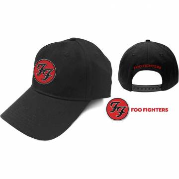 【予約商品】FOO FIGHTERS Unisex Baseball Cap: FF Logo (Black) - BLACK
