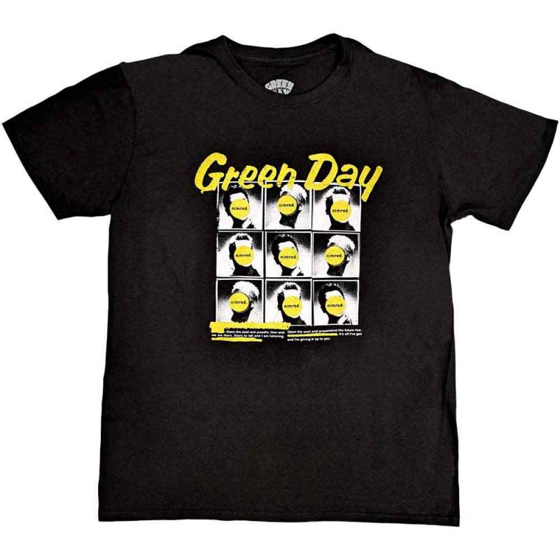 【予約商品】GREEN DAY バンドTシャツ ユニセックス: Nimrod (Black)