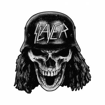 【予約商品】SLAYER Standard Woven Patch: Wehrmacht Skull Cut Out