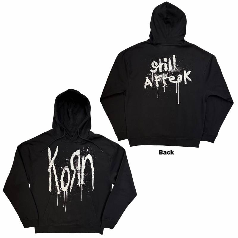 【予約商品】KORN Unisex Pullover Hoodie: Still A Freak (Black) (Back Print)