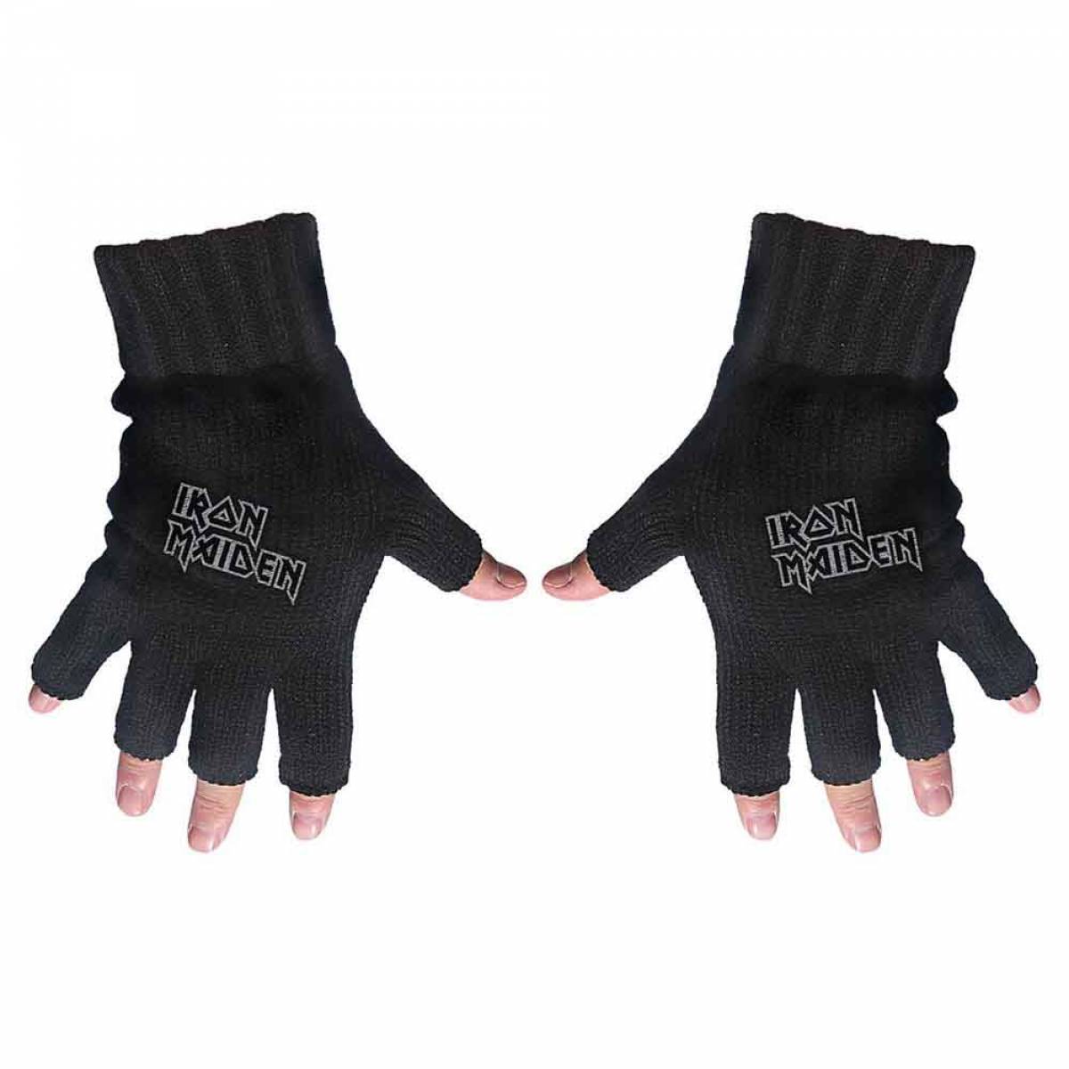 【予約商品】IRON MAIDEN Unisex Fingerless Gloves: Logo