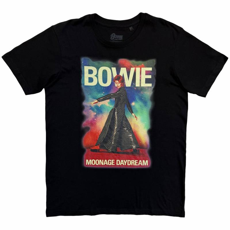 【予約商品】DAVID BOWIE バンドTシャツ ユニセックス: Moonage 11 Fade (Black)