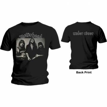 【予約商品】MOTORHEAD バンドTシャツ ユニセックス: Under Cover (Back Print) - BLACK