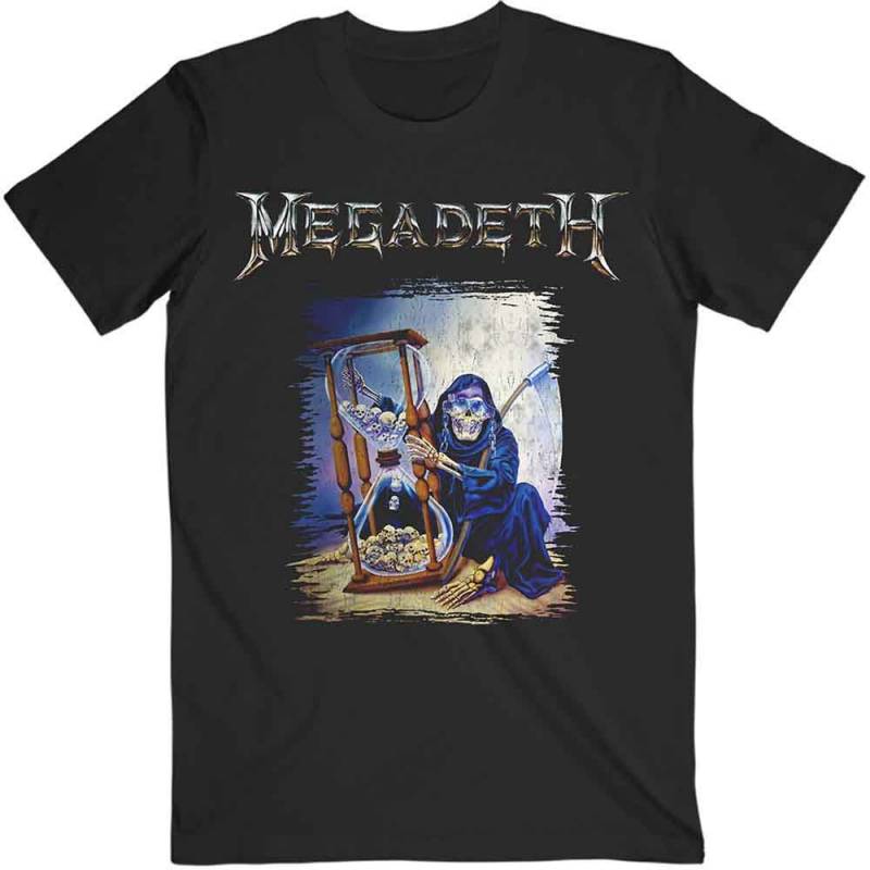 【予約商品】MEGADETH バンドTシャツ ユニセックス: Countdown Hourglass (Black)