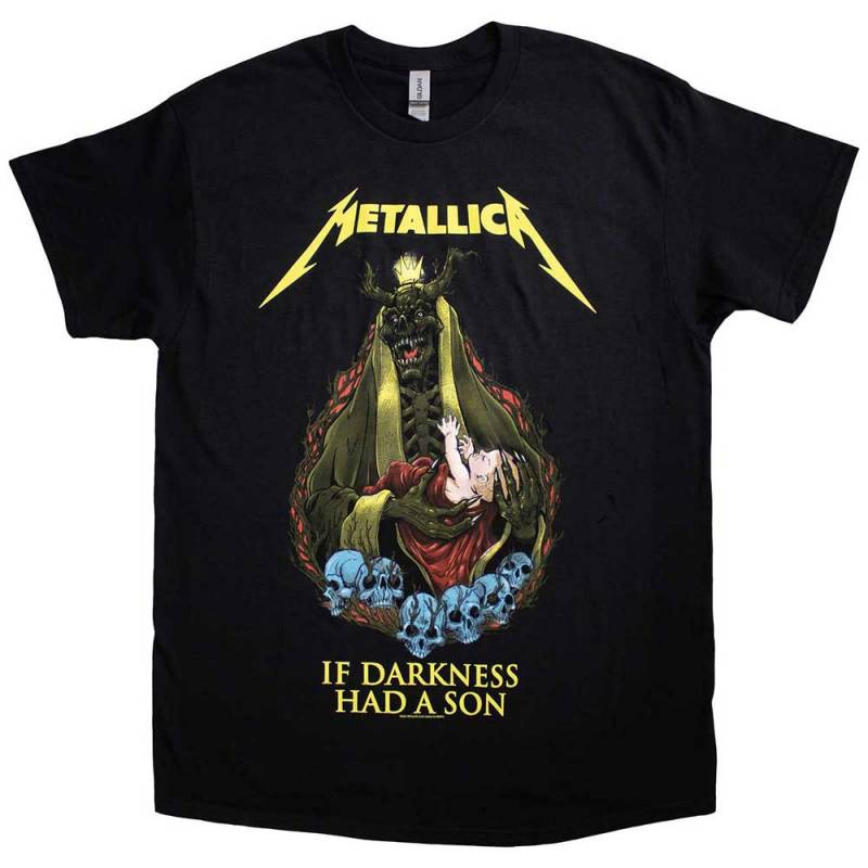 【予約商品】METALLICA バンドTシャツ ユニセックス: If Darkness Had A Son (Black)