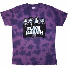 【予約商品】BLACK SABBATH バンドTシャツ ユニセックス: Band & Logo (Purple) (Wash Collection)