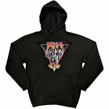 【予約商品】KISS Unisex Pullover Hoodie: Triangle (Black) - BLACK