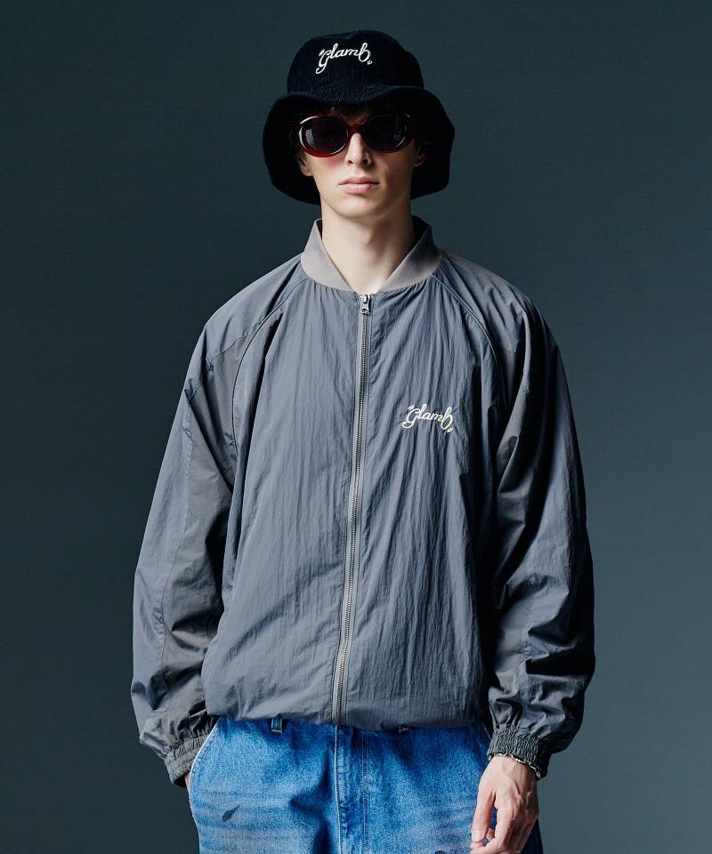 【予約商品】glamb(グラム) Spin Logo Jersey / スピンロゴジャージ - Gray