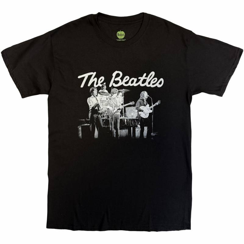 【予約商品】THE BEATLES バンドTシャツ ユニセックス: 1968 Live Photo (Black)