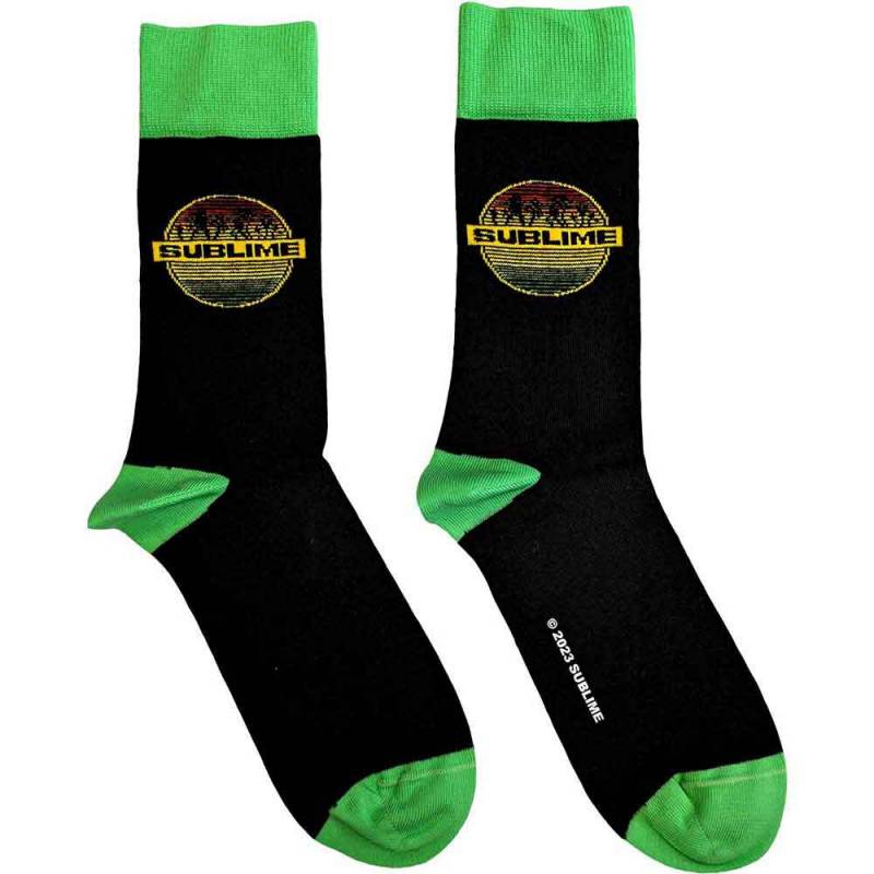 【予約商品】SUBLIME Unisex Ankle Socks: Circle Logo (Black) (UK Size 7 - 11)