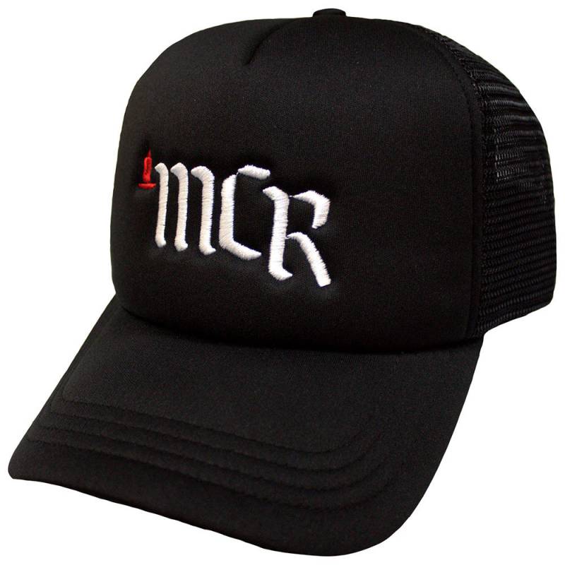 【予約商品】MY CHEMICAL ROMANCE Unisex Mesh Back Cap: MCR Logo (Black)