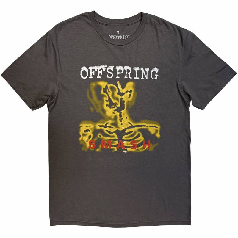 【予約商品】THE OFFSPRING バンドTシャツ ユニセックス: Smash 20 (Charcoal Grey)