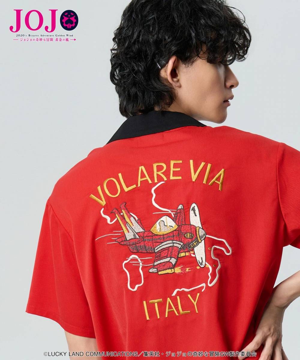 【予約商品】glamb(グラム)GB0125/JJ06 : Narancia Ghirga’s Stand Shirt - Red
