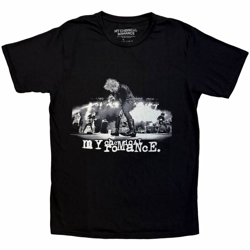 【予約商品】MY CHEMICAL ROMANCE バンドTシャツ ユニセックス: MCR Live (Black)