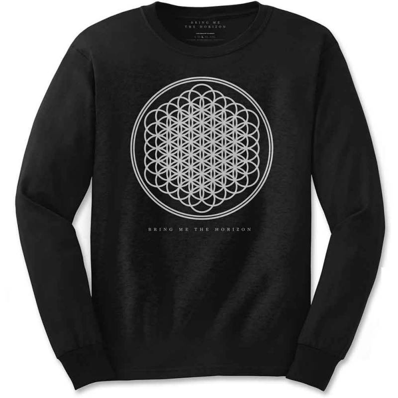 【予約商品】BRING ME THE HORIZON Unisex Long Sleeve バンドTシャツ: Sempiternal (Black)