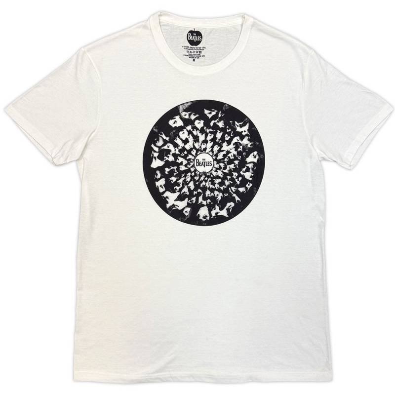 【予約商品】THE BEATLES バンドTシャツ ユニセックス: Revolver Faces (White)