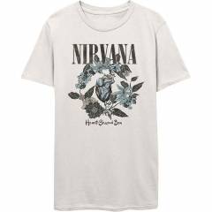 【予約商品】NIRVANA バンドTシャツ ユニセックス: Heart Shape Box (White)