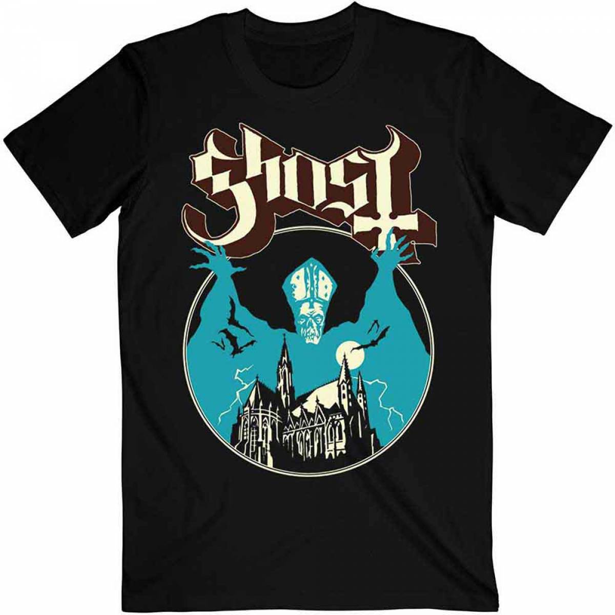 【予約商品】GHOST バンドTシャツ ユニセックス: Opus (Black) - BLACK