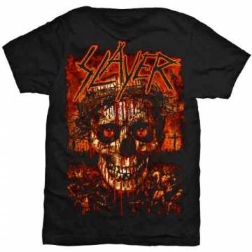 【予約商品】SLAYER ユニセックスTシャツ: Crowned Skull