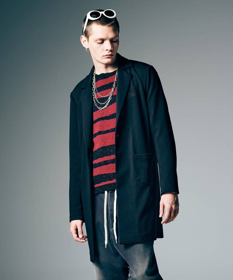 【予約商品】glamb(グラム) Chesterfield Shirt / チェスターフィールドシャツ - Black