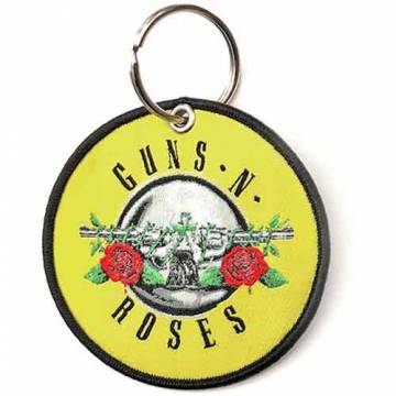 【予約商品】GUNS N' ROSES Patch Keychain: Classic Circle Logo (Double Sided)