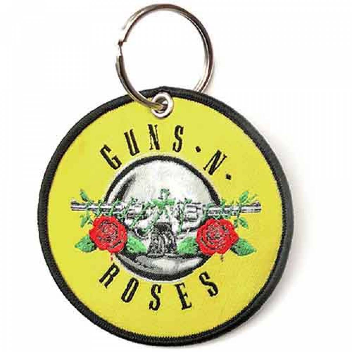 【予約商品】GUNS N' ROSES Patch Keychain: Classic Circle Logo (Double Sided)