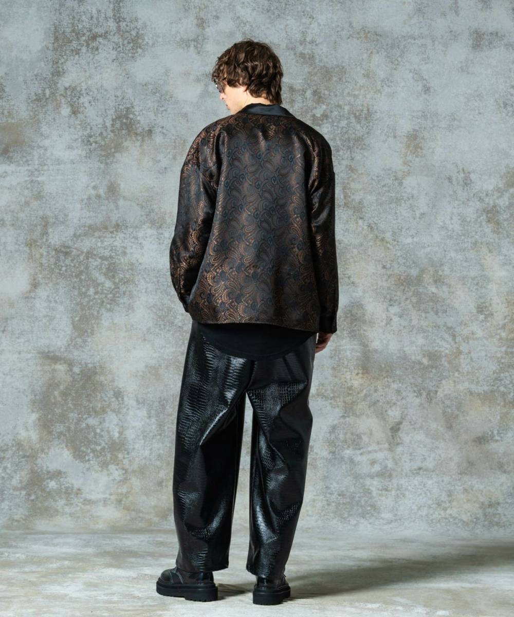 予約商品】glamb(グラム)GB0325/SH07 : Paisley Skipper Shirt