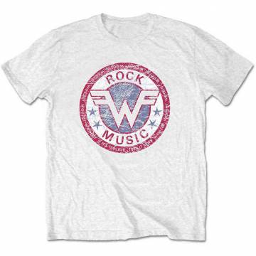 【予約商品】WEEZER ユニセックスTシャツ: Rock Music (Retail Pack)