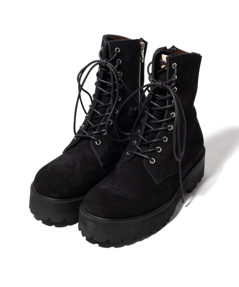 【予約商品】glamb(グラム) Bohemian Drape Boots / ボヘミアンドレープブーツ - Black