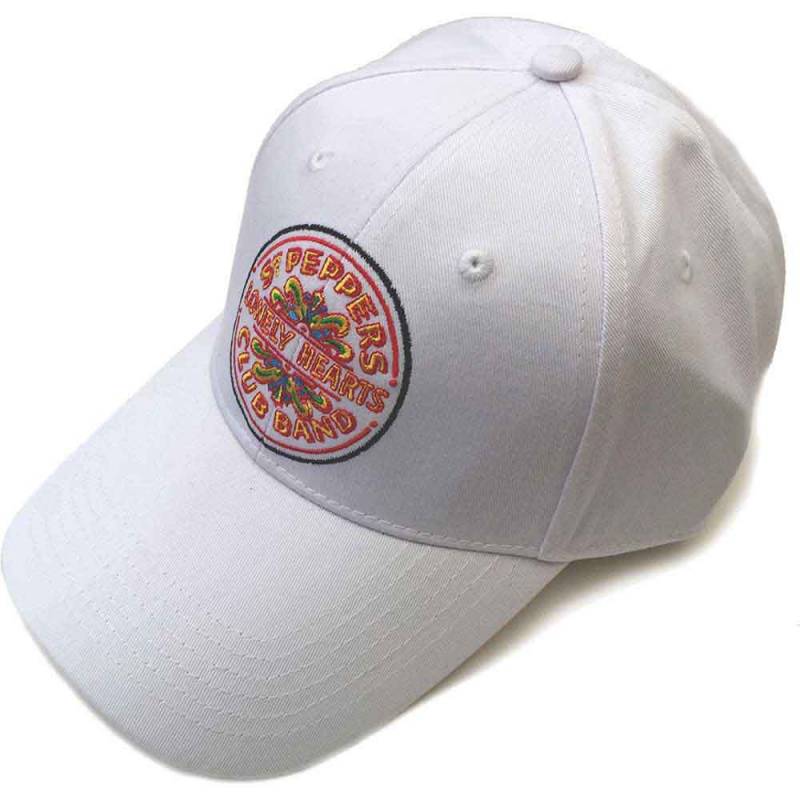 【予約商品】THE BEATLES Unisex Baseball Cap: Sgt Pepper Drum (White)