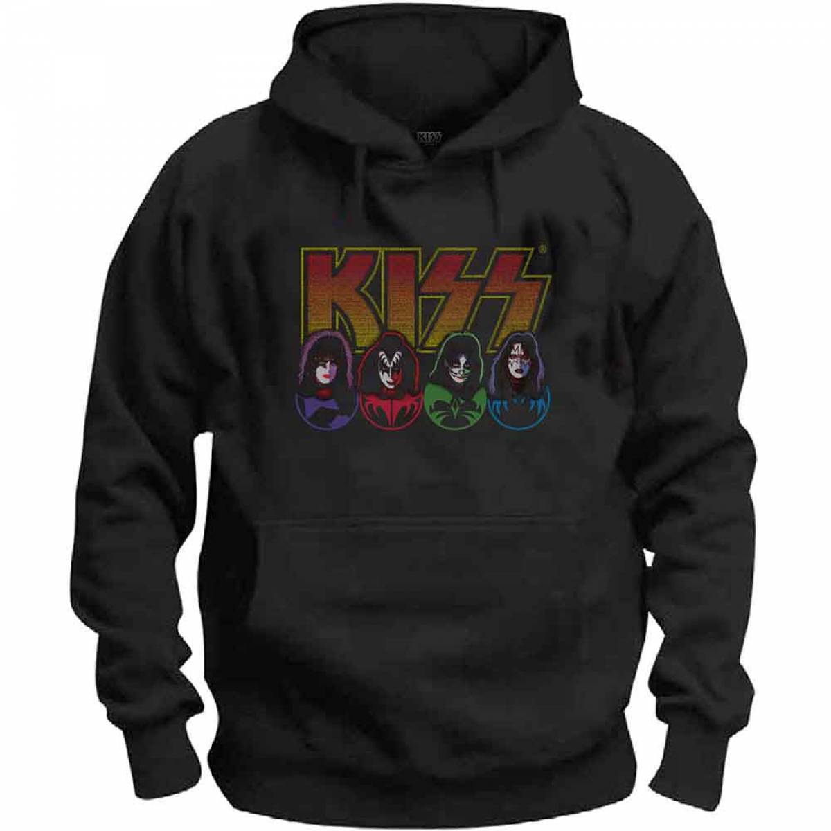 【予約商品】KISS Unisex Pullover Hoodie: Logo, Faces & Icons