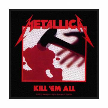【予約商品】METALLICA Woven Patch: Kill 'em all (Standard)
