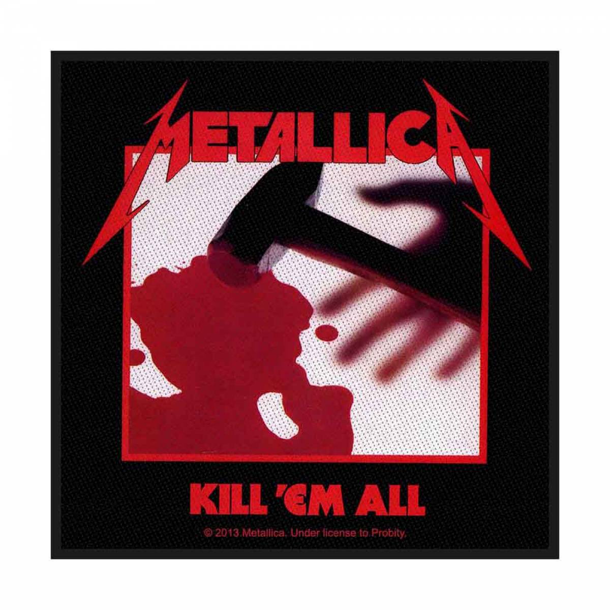 【予約商品】METALLICA Woven Patch: Kill 'em all (Standard)