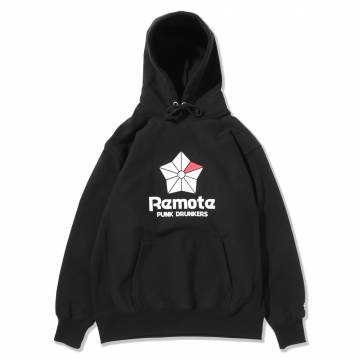 【予約商品】PUNK DRUNKERS (パンクドランカーズ)リモート用パーカ - BLACK