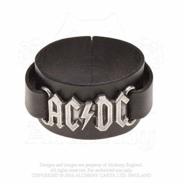 【予約商品】AC/DC Leather Wrist Strap: Logo