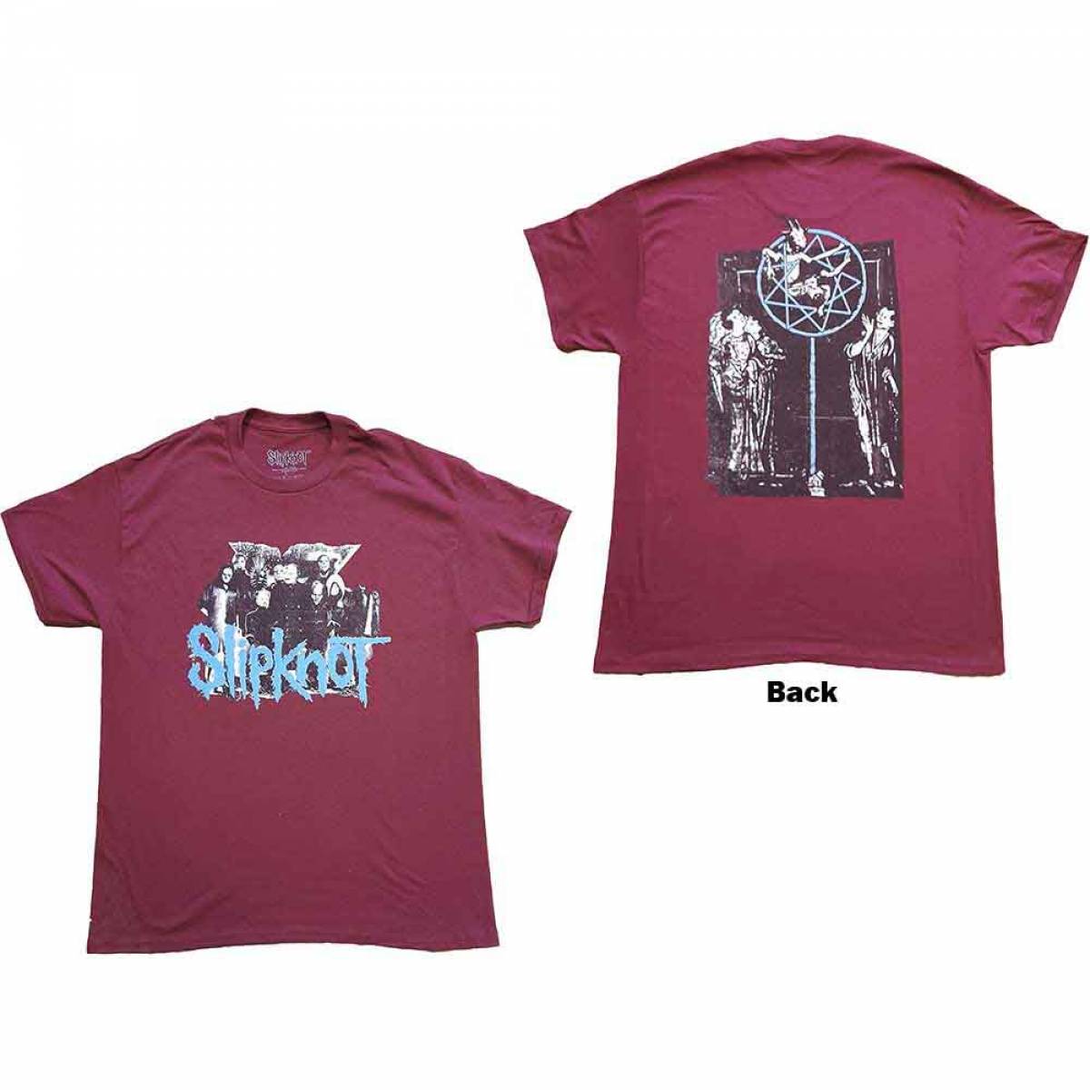 【予約商品】SLIPKNOT ユニセックスTシャツ: Goat Logo Demon (Back Print)