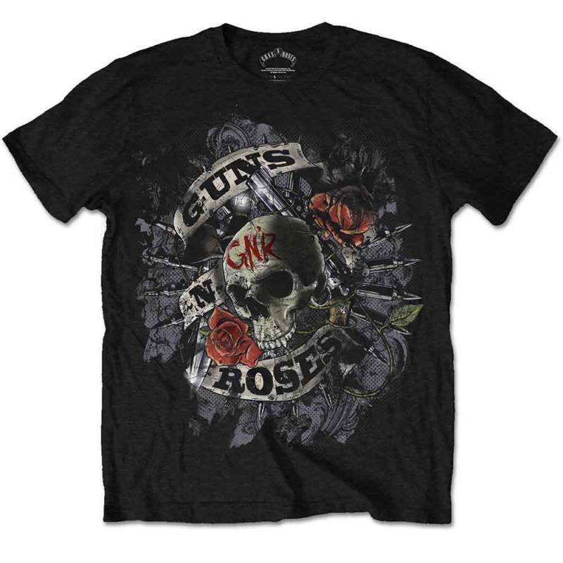 【予約商品】GUNS N' ROSES バンドTシャツ ユニセックス: Firepower (Black)