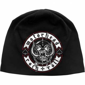【予約商品】MOTORHEAD Unisex Beanie Hat: Biker Badge (Black) - BLACK