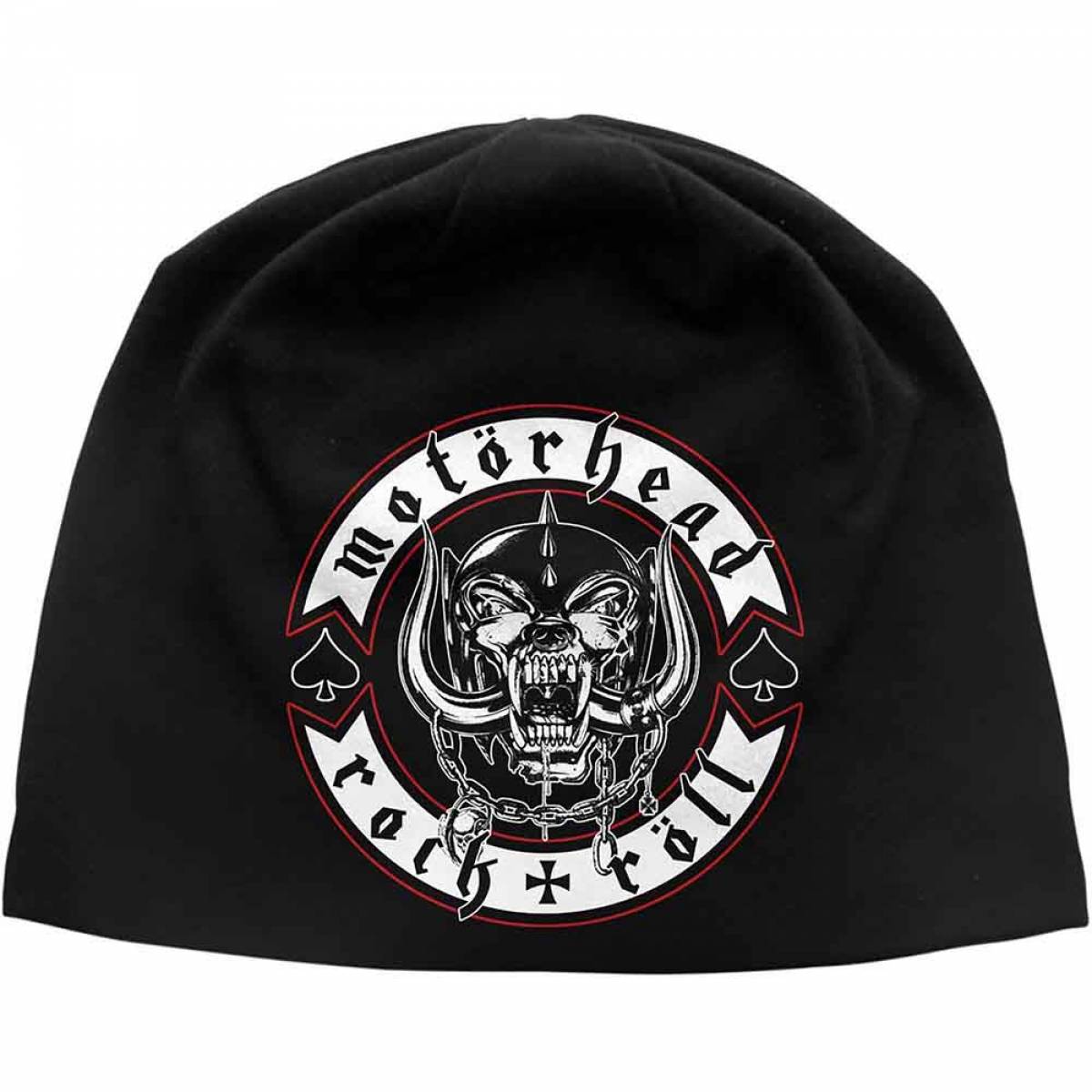 【予約商品】MOTORHEAD Unisex Beanie Hat: Biker Badge - BLACK