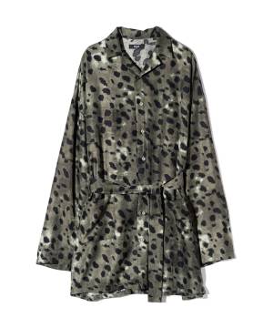 【予約商品】glamb (グラム)GB0224/SH05 : Leopard Summer Gown / レオパードサマーガウン - Khaki