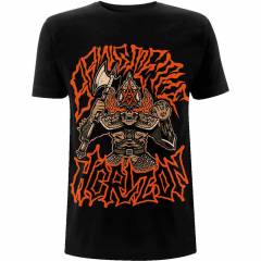 【予約商品】BRING ME THE HORIZON バンドTシャツ ユニセックス: Warrior (Black) (Back Print) - BLACK