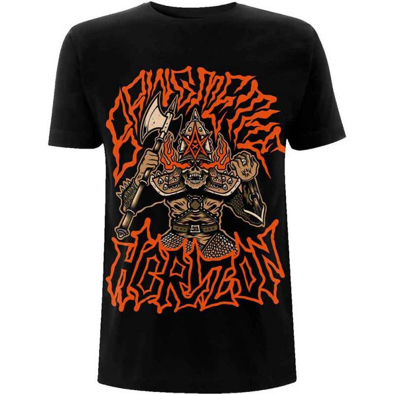 【予約商品】BRING ME THE HORIZON バンドTシャツ ユニセックス: Warrior (Black) (Back Print) - BLACK