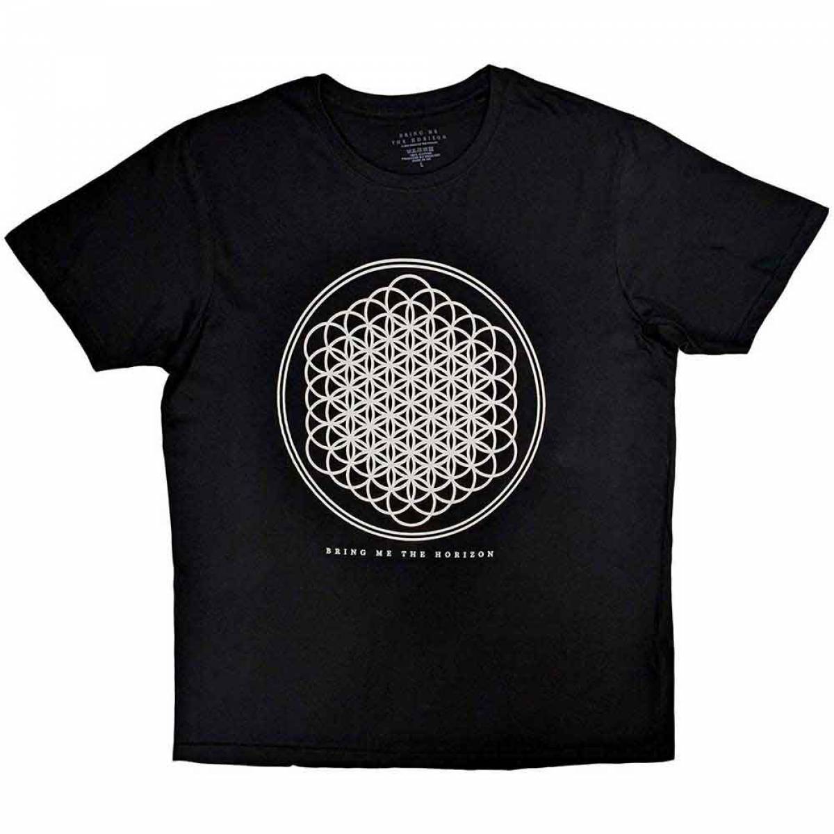 【予約商品】BRING ME THE HORIZON バンドTシャツ ユニセックス: Sempiternal (Black) - BLACK