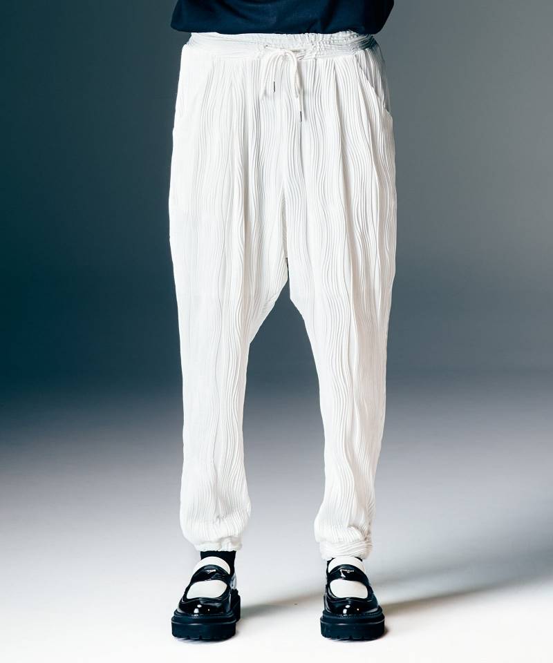 【予約商品】glamb(グラム) Willow Crepe Pants / ウィロークレープパンツ - White