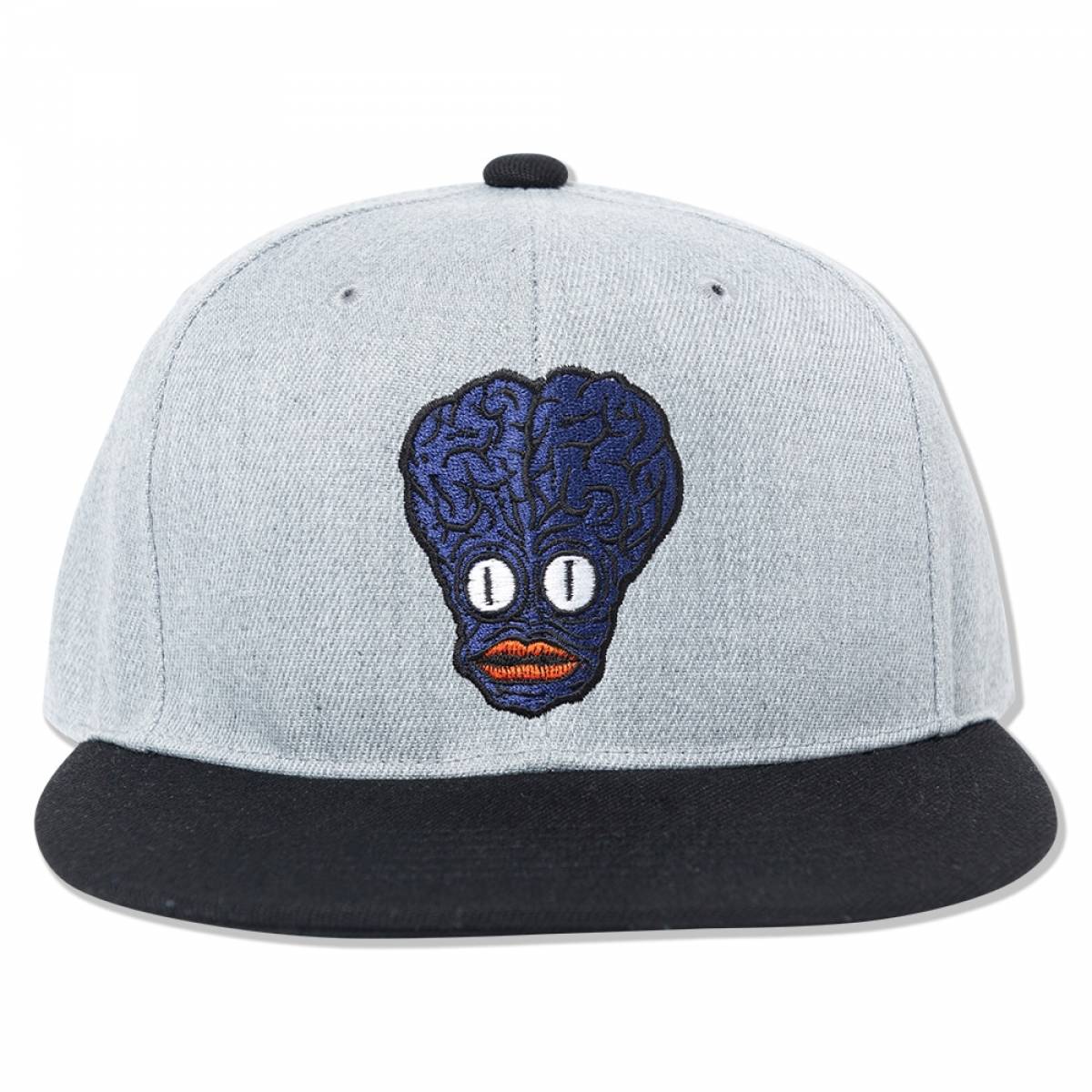 【予約商品】PUNK DRUNKERS (パンクドランカーズ)【予約・6月入荷】エイリアンCAP - GRAY/BLACK