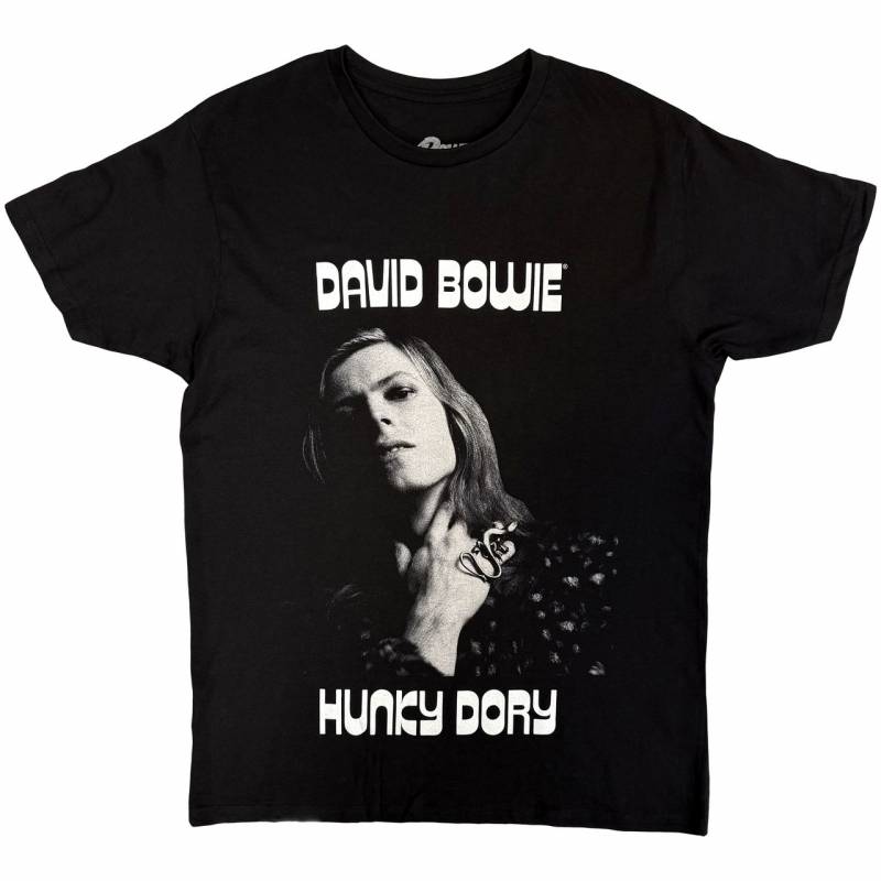 【予約商品】DAVID BOWIE バンドTシャツ ユニセックス: Hunky Dory 1 (Black)