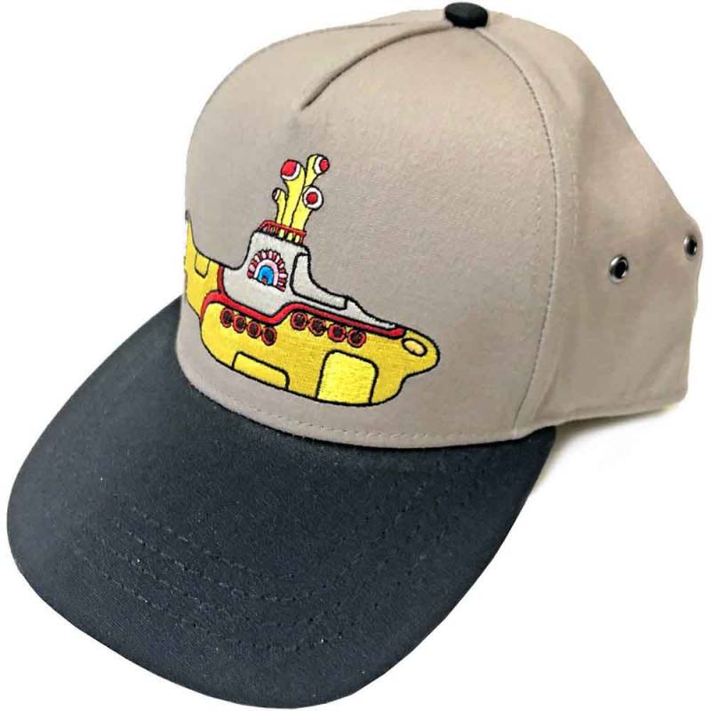 【予約商品】THE BEATLES Unisex Snapback Cap: Yellow Submarine (Black & Sand)