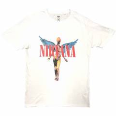 【予約商品】NIRVANA バンドTシャツ ユニセックス: Angelic (White)