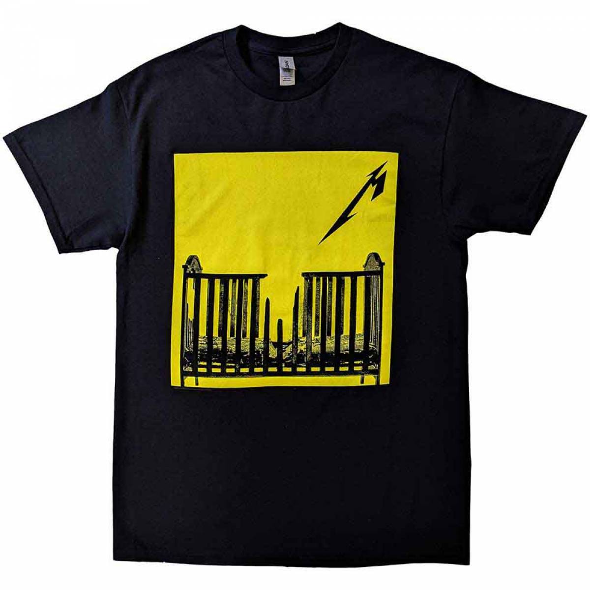 【予約商品】METALLICA バンドTシャツ ユニセックス: 72 Seasons Burnt Crib (Black) (Back Print) - BLACK