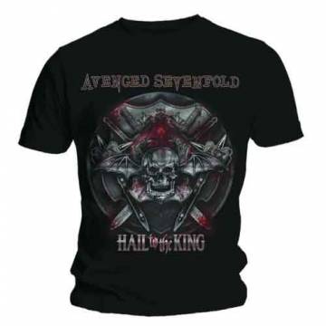 【予約商品】AVENGED SEVENFOLD バンドTシャツ ユニセックス: Battle Armour (Black) - BLACK